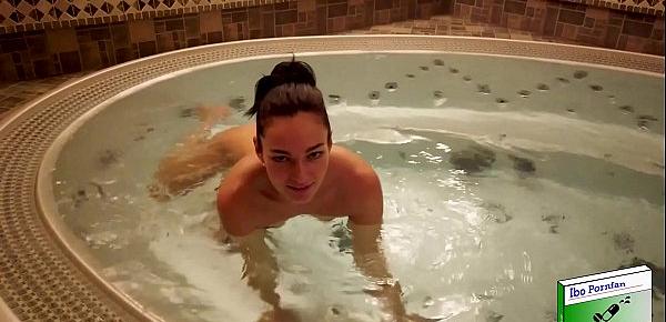  underwater pussy in Roman bath